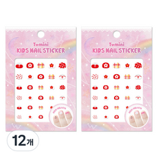 투미니 키즈 네일스티커, T014, 12개