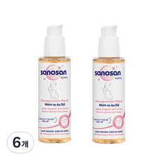 사노산 마마 맘투비 출산전후 오일, 100ml, 6개