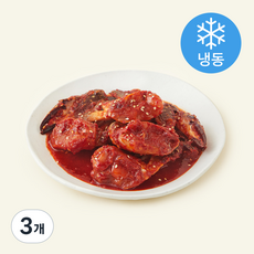 초록햇살 국내산 꽃게로 담근 양념게장 (냉동), 300g, 3개