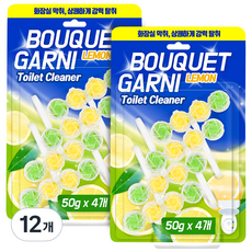 BOUQUET GARNI Perfect Clean 馬桶清潔劑 清新檸檬, 200g, 12個
