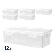 필기구 수납박스, 투명, 12개