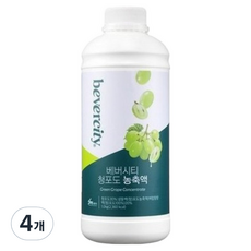 bevercity 半青葡萄濃縮液, 1kg, 4個