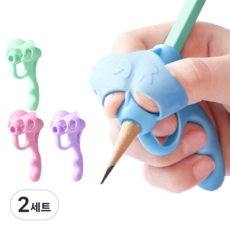 Premia Noble 落葉矽膠鉛筆矯正器 4件組 ONE SIZE, 2套, 混合色