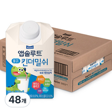 앱솔루트 킨더밀쉬, 200ml, 48개, 우유맛