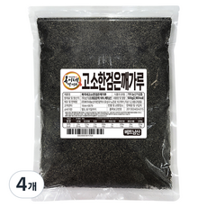 복이네먹거리 볶음 검은깨가루, 500g, 4개