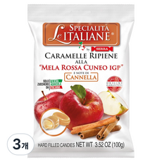 Le SPECIALITA ITALIANE SERRA 蘋果皮肉桂味糖果, 3個, 100g