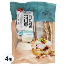 조은약초 국내산 수빈 엄나무 백숙재료, 150g, 4개