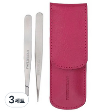 TWEEZERMAN Petite Tweeze鑷子組, 3套, 銀