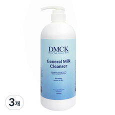 DMCK 卸妝洗面乳, 1L, 3個