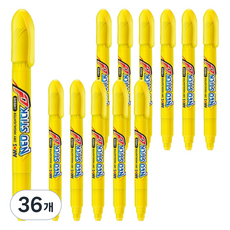 NEOSTICK 固體螢光筆 8mm, 36個, 黃色