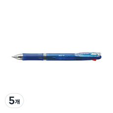 제브라 클립온 슬림 4색 펜, 블루, 5개