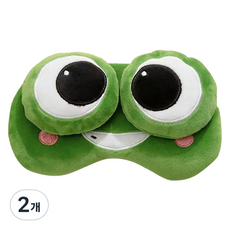 Livman 大眼青蛙娃娃睡眠眼罩 C, 2個, 1入