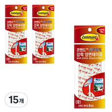 3M Command 無痕 3M 補充膠帶 中型 6入, 15個