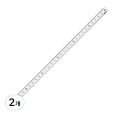 롭다 아크릴스틱자 30cm, Pure, 2개