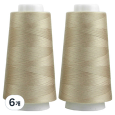 UNIQUE 高級 OWL 包芯線 45支2股 線, 31 米色, 6個