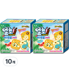 HAITAI 海太 海洋系列DIY巧克力餅乾食玩 52g, 10個, 單品