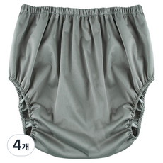 해피마인 남녀공용 기저귀 방수 요실금 방지 커버 카키 XXL(허리둘레 73~120cm), 4개, 특대형