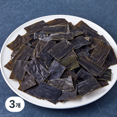 주일 무결점 해풍맞은 완도 자른다시마, 3개, 400g