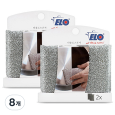 ELO 다용도 만능 스폰지 수세미, 2개입, 8개