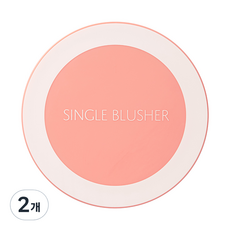 더샘 샘물 싱글 블러셔 5g, OR06, 2개