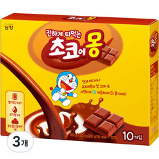 초코에몽 진하게 타먹는 코코아 핫초코, 30g, 10개입, 3개