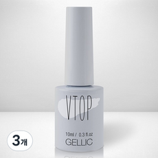Gellic V 凝膠霧面上層, 單一顏色, 10ml, 3個
