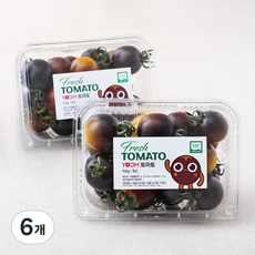 우일팜 GAP 인증 YOOM 토마토, 700g, 6팩
