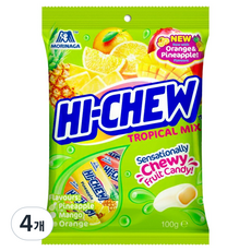 MORINAGA 森永 HI-CHEW 嗨啾 熱帶綜合, 4個, 90g
