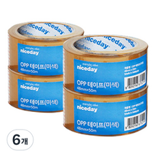 오피스디포 100689 OPP테이프, 6개