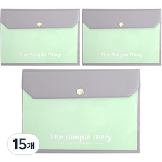 더 심플 다이어리, 15개, 그린