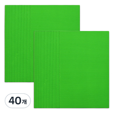 마다꾸미 컬러 골판지, 17 그린, 40개