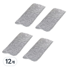 Osyeonwellribing Easy Magic 平板拖把用超細纖維補充包, 12個