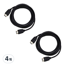 Anyport HDMI 2.0V 螢幕連接線, 4個, 1.5m