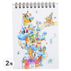 All Like 攜帶式繪圖本 120g 素描 x 30頁, A6, 2個