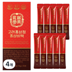 고려홍삼정 홍삼비책 10p, 4개, 100g