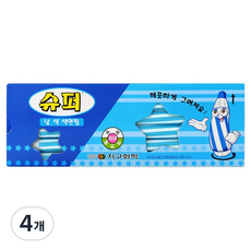 地球化學 超級色鉛筆 單色 天空藍 12入, 4個, 1色