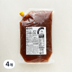 베지가든 오리엔탈 드레싱, 2kg, 4개