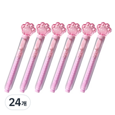 2Youngdesign 推滑式貓咪橡皮擦, 粉紅色, 24個