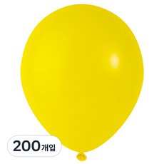 PARTY PANG 圓形氣球 30cm, 黃色, 200個