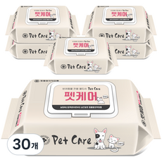펫케어 반려동물 안심 물티슈, 60개입, 30개