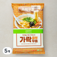 풀무원 가락 유부우동 2인분, 425.2g, 5개