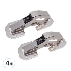 HAFELE 海福樂 免鑽孔緩衝鉸鏈 銀色, 4個