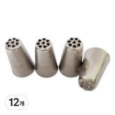 造型擠花嘴 蒙布朗 234號, 單一顏色, 12個