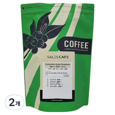 SALES CAFE 哥倫比亞 薇拉 Supremo 原豆咖啡, 1kg, 2個, 手沖