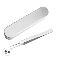 黑頭直皮脂鑷子, 單色, 6個