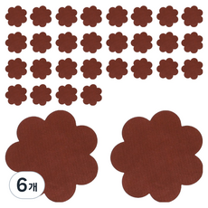 Potenkit OPP袋 簡易胸貼 棕色 7.5 x 7.5 cm 10入, 6個