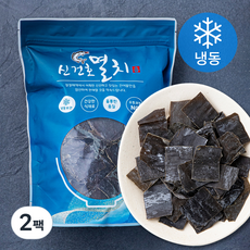 신건호멸치 두툼한 완도산 육수용 자른다시마 (냉동), 300g, 2팩