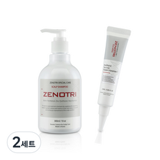 ZENOTRI 零頭皮屑輕感頭皮洗髮精 300ml + 頭皮精華 25ml 套組, 2套