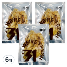 31건어물 구운 아귀채, 6개, 100g