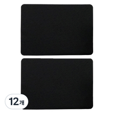 DAEHAN AUTOMOBILE 防滑一般型儀表板車用防滑墊, 黑色, 12個